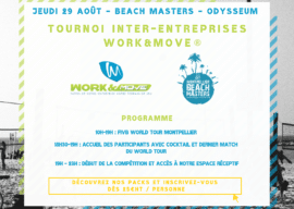 Tournoi WORK&MOVE® Beach Masters 2019